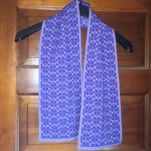 Purple coach scarf